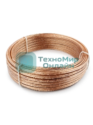 Акустический кабель Cablexpert CC-TC2x1,0-15M, прозрачный, 15 м, бухта