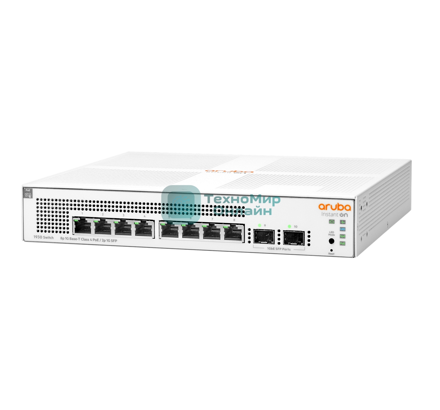 Коммутатор HPE Aruba IOn 1930 8G 2SFP 124W Switch