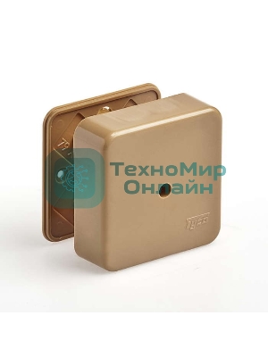 Коробка универсальная для кабель-каналов 80х80х25 кор. IP40 Рувинил 65005К