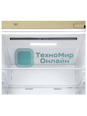 Холодильник LG GA-B509CECL бежевый, двухкамерный, 277/107л, морозилка снизу, No Frost