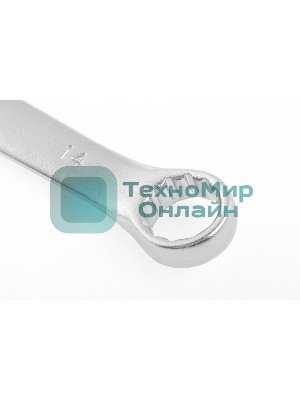 Ключ комбинированный Stels 14 мм, CrV, матовый хром