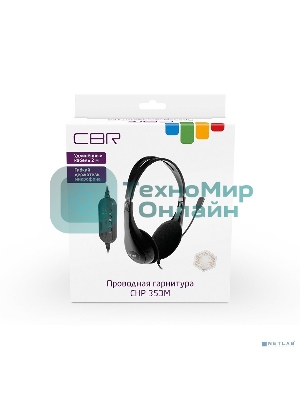 Гарнитура CBR CHP-353M чёрный, проводная