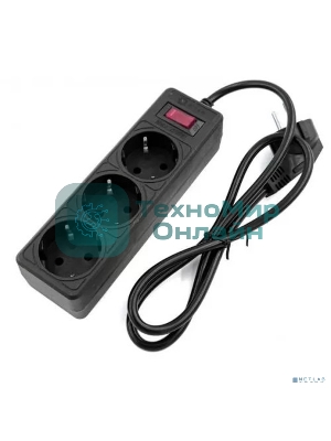 Сетевой фильтр 5bites GARDA SP3B-510 3S / 3*0.75мм2 / 1м / черный