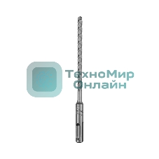 Бур по бетону Kranz SUPER 6x160 мм, профессиональный, цельная крестовая пластина, SDS PLUS