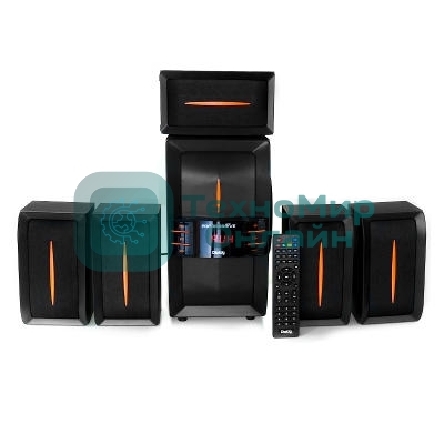 Акустическая система Dialog Progressive AP-540 черный акустические колонки 5.1, 40W+5*12W RMS, USB+SD reader