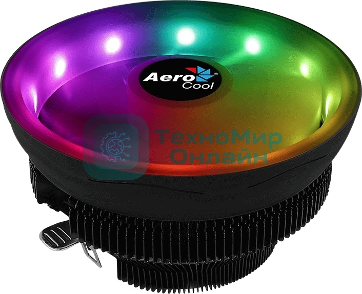 Кулер для процессора Aerocool/Formula Core Plus черный, 120 мм, алюминий, 1800 об/мин, 25.4 дБ, 4 pin, 110 Вт, 83 мм