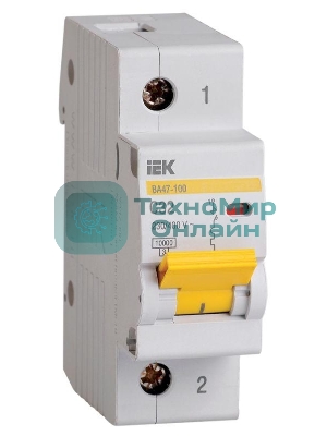 Выключатель автоматический модульный 1п C 32А 10кА ВА47-100 IEK MVA40-1-032-C