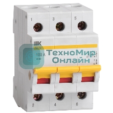 Выключатель нагрузки ВН-32 100А/3П IEK MNV10-3-100