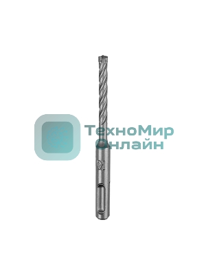 Бур по бетону Kranz SUPER 6x110 мм, профессиональный, цельная крестовая пластина, SDS PLUS