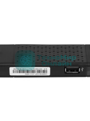 Приставка для цифрового ТВ Cadena CDT-2311 MINI черный, DVB-T2, DVB-T, HDMI, USB 2.0