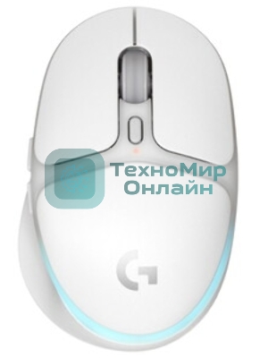 Мышь беспроводная Logitech G705 белый, 8200 dpi, радиоканал, Bluetooth, USB, кнопки - 6