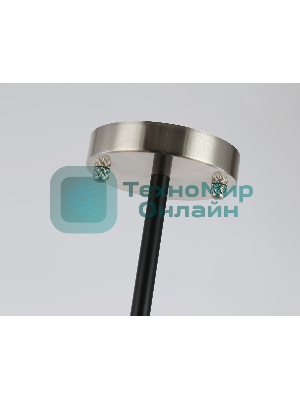 Люстра Ambrella light LH55505/12 SN/BK/CL сатин никель/черный/прозрачный E14*12 max 40W D860*905