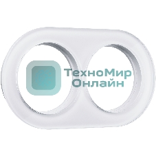 Рамка на 2 поста (Белый)