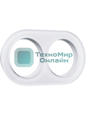 Рамка на 2 поста (Белый)