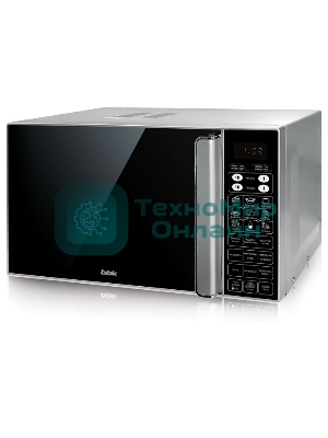 Микроволновая печь BBK 23MWC-982S/SB-M серебристый/черный, 23 л, 900 Вт, переключатели - сенсор