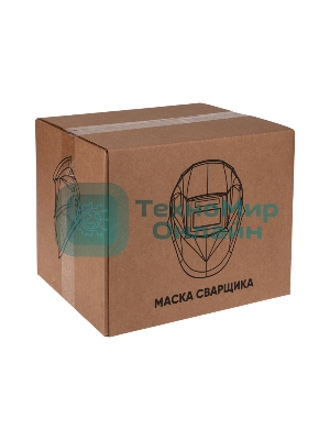 Маска сварщика Kranz с черным минеральным стеклом DIN 9