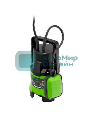 Дренажный насос Сибртех для грязной воды СДН650-35 650 Вт напор 8 м 11000 л/ч