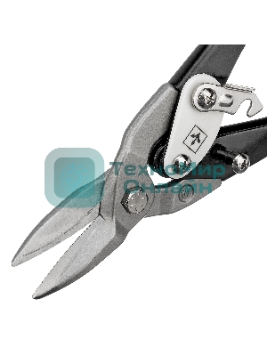 Ножницы Matrix по металлу, 250 мм, прямой рез,сталь CRMO,двухкомпонентные рукоятки, PRO