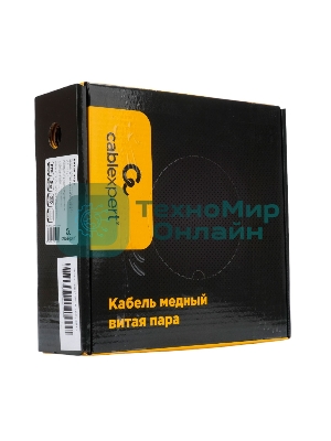 Кабель Cablexpert (RU) FTP-LSZH 4x2x0.51, медный, кат.5e, однож., 100м, box, оранж