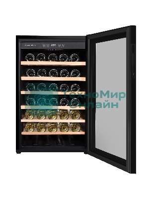 Винный шкаф Maunfeld MFWC-118S40 черный, 118 л, 1 отсек, 40 бут., класс G