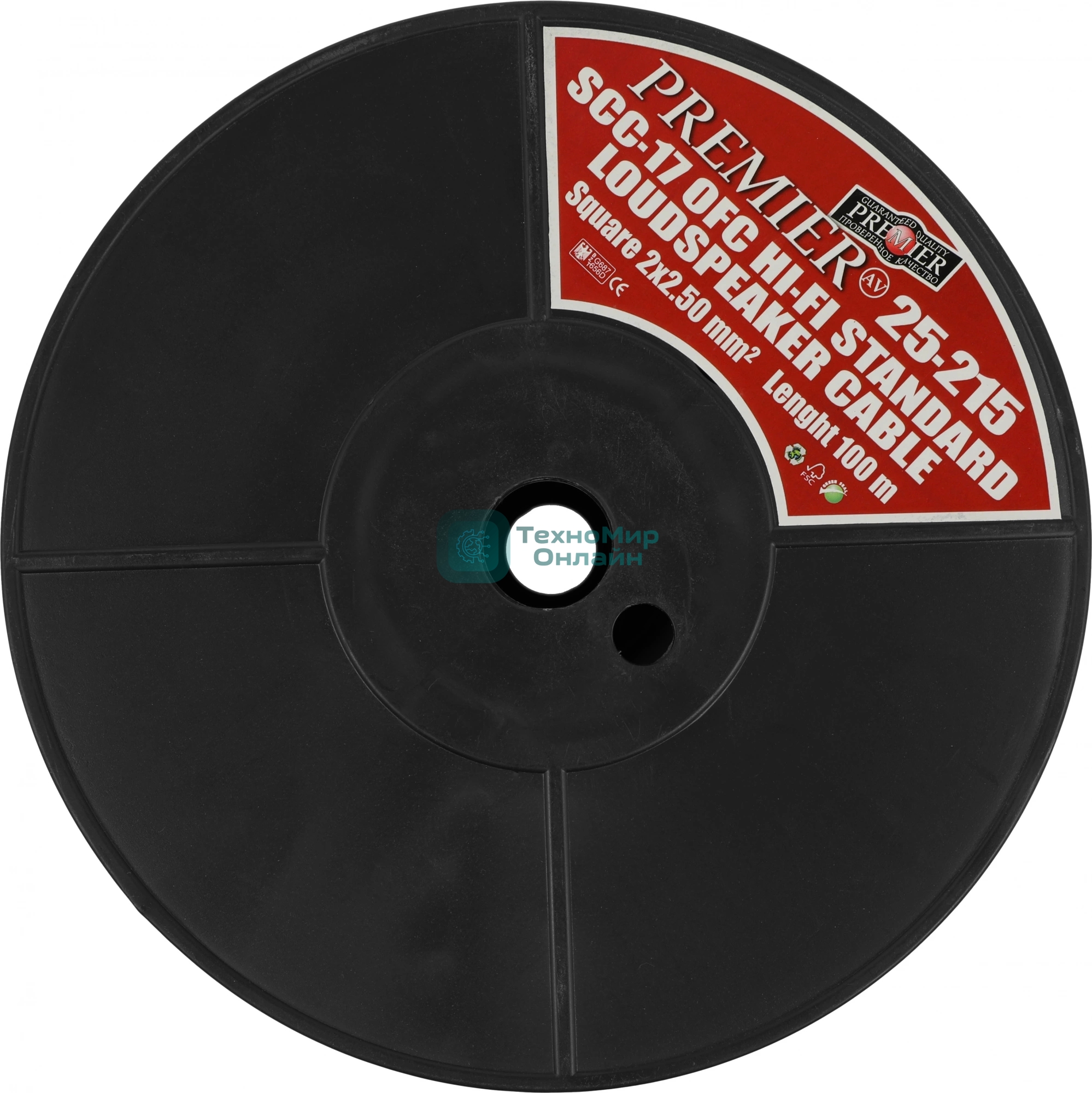 Кабель акустический Premier SCC-17 BC 100м. прозрачный (25-215 100)