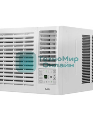 Кондиционер оконный Ballu BWC-07 AC 7000 BTU, 20 м², 49 дБ, охлаждение, осушение, белый