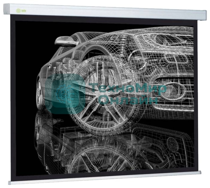 Экран Cactus 213x213см Wallscreen CS-PSW-213x213 1:1 настенно-потолочный рулонный белый