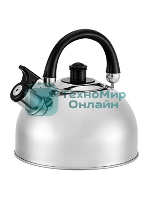 Чайник для плиты WEBBER BE-0527 из нерж.стали 3.5 л со свистком (12)