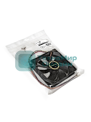 Вентилятор для корпуса ExeGate EX12025B4P-PWM черный, 120 мм, 1500 об/мин, 22 дБ, 4 pin