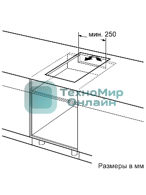 Индукционная варочная панель Bosch PIB375FB1E/Домино, 30 см, индукция, скошенный край