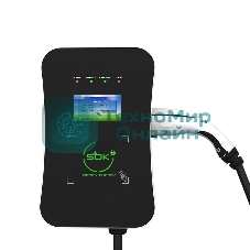 Зарядная станция S'OK Green Energy M3W Series Wallbox EV Charger SM3W32232542-5wf, 3-phase, 22kw (32a/380v), OCPP 1.6J, RFID, WiFi, LAN, уровень защиты IP54, кабель 5м
