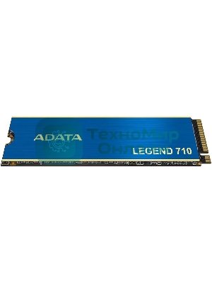 Накопитель SSD ADATA LEGEND 710, 1Tb, PCIe 3.0 x4, M.2 2280, NVMe, R/W 2400/1800, с радиатором