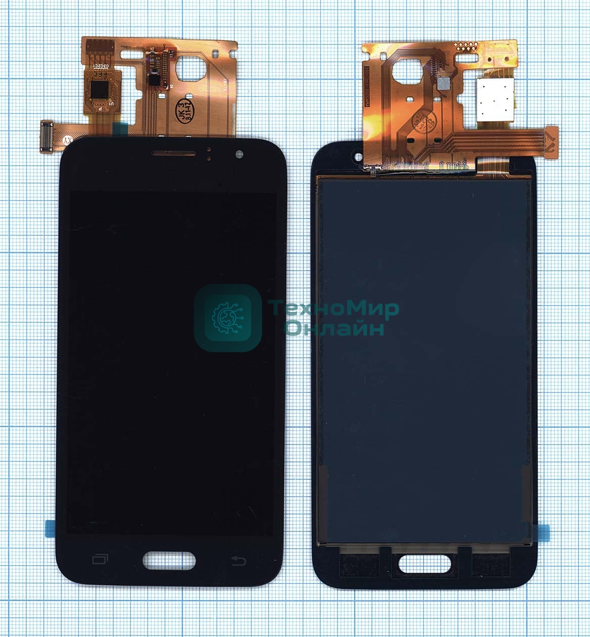 Дисплей для Samsung Galaxy J1 (2016) SM-J120F (TFT) черный