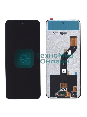 Дисплей для Tecno Pova 4 (LG7n) в сборе с тачскрином черный