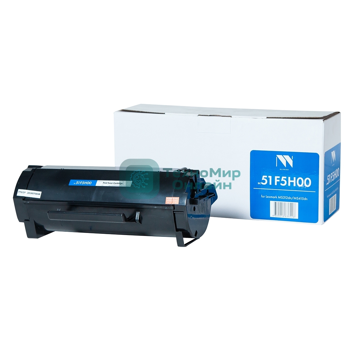 Картридж NVPrint совместимый NV-51F5H00 для Lexmark MS312dn/MS415dn (5000k)