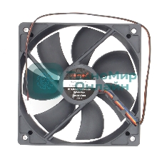 Вентилятор для корпуса Gembird черный, 120 мм, 2000 об/мин, 38.65 дБ, 4 pin