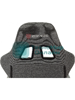 Кресло Zombie Neo 3C1 серый, экокожа, 120 кг, механизм качания