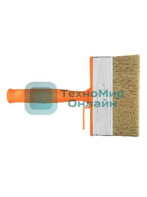 Кисть-ракля Sparta 30х120 мм, натуральная щетина, пластмассовый корпус, пластмассовая рукоятка