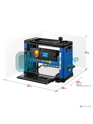 Станок рейсмусовый Зубр РС-305 2000W