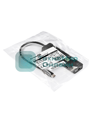 USB-концентратор 4-в-1 ExeGate DUB-2C2P/5G (кабель-адаптер USB 3.2 Gen1 Type C --> 2xUSB3.2 Gen1 Type-A (5G)/2xUSB3.2 Gen1 Type-C (5G), SuperSpeed USB 5Gbps, Plug&Play, черный)