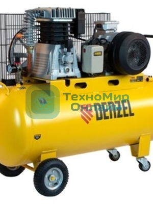 Компрессор воздушный Denzel BCI3000-T/200 рем. привод, 3,0 кВт, 200 л, 530 л/мин