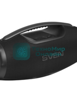 Портативная акустическая система SVEN PS-990, черный, 2.0, 2x90 Вт (RMS), IPx7, TWS, Bluetooth, USB, аккумулятор