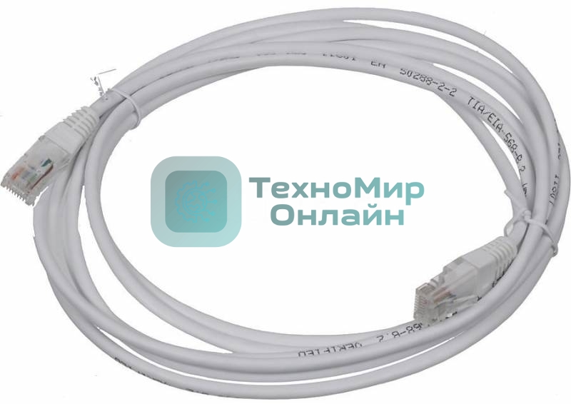 Патч-корд LANMASTER UTP RJ-45 (m)-RJ-45 (m) cat.5e 3м белый