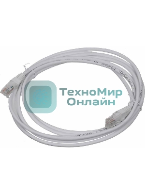 Патч-корд LANMASTER UTP RJ-45 (m)-RJ-45 (m) cat.5e 3м белый