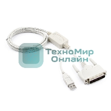 Переходник Gembird Переходник с USB DB25M/AM 1.8m блистер
