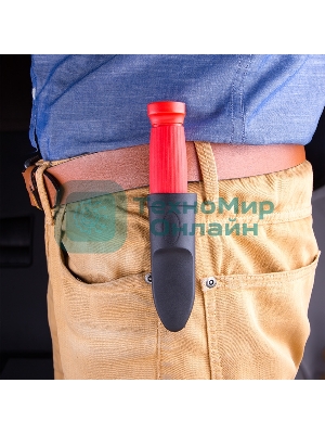 Нож монтажника Rexant нержавеющая сталь, двухсторонняя заточка, лезвие 33 мм