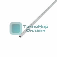 Термоусадочная трубка Rexant 2,0/1,0 мм, серая, упаковка 50 шт. по 1 м