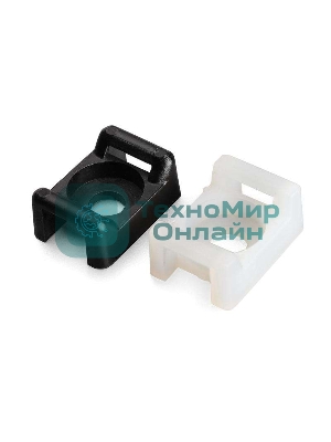 Площадка монтажная под винт Fortisflex ПМО 15х10 белый (уп.100шт)