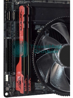 Оперативная память Patriot Viper Elite II, DDR4, 16GB (2x8 GB), 3200 MHz, CL18, DIMM, радиатор, красный, черный