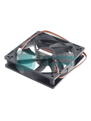 Вентилятор для корпуса Gembird черный, 120 мм, 2000 об/мин, 38.65 дБ, 4 pin